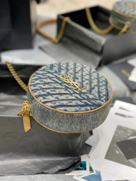 BAG VINYLE ROUND YSL CAMERA 0817